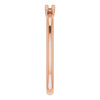 Family Stackable Woven Ring Mounting in 18 Karat Rose Gold for Round Stone