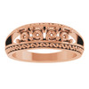 Family Ring Mounting in 10 Karat Rose Gold