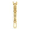 Pavé Accented Engagement Ring Mounting in 14 Karat Yellow Gold for Round Stone