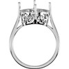 Solitaire Ring Mounting in Platinum for Round Stone.