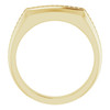 Accented Ring Mounting in 10 Karat Yellow Gold for Round Stone...