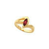 Solitaire Ring Mounting in 18 Karat White Gold for Marquise Stone, 7.02 grams
