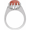 Solitaire Ring Mounting in 18 Karat White Gold for Round Stone, 2.27 grams