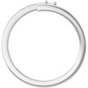 Engravable Family Ring Mounting in 18 Karat White Gold for Round Stone, 3.87 grams