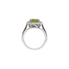 Halo Style Ring Mounting in 10 Karat Rose Gold for Cushion Stone, 3.91 grams