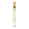 Family Stackable Ring Mounting in 18 Karat Yellow Gold for Round Stone, 2.8 grams