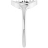Family Tree Ring Mounting in 18 Karat White Gold for Round Stone, 4.01 grams