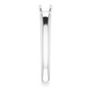 Solitaire Engagement Ring Mounting in 10 Karat White Gold for Round Stone, 3.36 grams