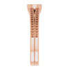 Bezel Set Accented Ring Mounting in 14 Karat Rose Gold for Round Stone, 4.6 grams