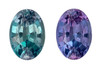 0.35 Carat Color Change Genuine Alexandrite Gem, Oval Shape, 4.99 x 3.51 x 2.63 mm