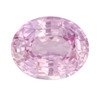 3.60 Carat Unheated Baby Pink Sapphire Stone, Oval Cut, 10.11 x 8.19 x 5.12 mm