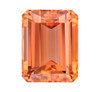 4.49 Carat Imperial Topaz Gemstone, Octagon Shape, 9.9 x 7.6 mm