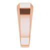 Solitaire Ring Mounting in 14 Karat Rose Gold for Round Stone, 11.69 grams