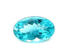 Oval Shape, 2.4 carats Blue Paraiba Colored Apatite Gem, 9.96 x 7.96 x 4.77