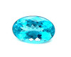 Oval Shape, 3.76 carats Blue Paraiba Colored Apatite Gem, 11.04 x 8.79 x 5.91