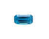 Emerald 2.43 carats Blue Zircon, 8.06 x 5.09 x 4.5