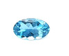 Oval Shape, 0.95 Carat, Aquamarine Gem, 8.06 x 5.89 x 3.52mm, Bright Blue Color