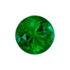 0.26 Carat Fine Green Emerald Gem, Round Shape, 4.1 mm