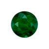 0.37 Carat Fine Green Emerald Gem, Round Shape, 4.7 mm