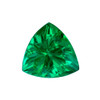 0.43 Carat Fine Green Emerald Gem, Trillion Shape, 5.1 mm