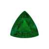 0.54 Carat Fine Green Emerald Gem, Trillion Shape, 5.8 mm