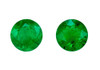 1.42 Green Emerald Round 6 mm