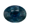 1.25 Carat Teal Colored Sapphire Gemstone, Oval Cut, 7.3 x 5.7 mm