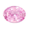 1.72 Carat Pink Sapphire Stone, Oval Cut, 8.5 x 6.4 mm, Pure Pink Color