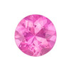 0.47 Carat Hot Pink Sapphire Stone, Round Shape, 4.8 mm