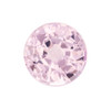 1.20 Carat Baby Pink Sapphire Stone, Round Shape, 6 mm