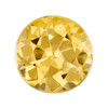 0.92 Carat Precious Topaz Gemstone, Round Shape,5.5 mm