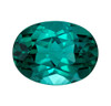 1.52 Carat Blue Green Tourmaline Gemstone, Oval Shape, 7.8 x 5.9 mm