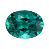 1.56 Carat Blue Green Tourmaline Gemstone, Oval Shape, 7.9 x 6 mm