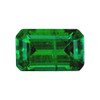 0.29 Carat Fine Green Emerald Gemstone in Octagon Cut, 5.1 x 3.1 mm