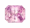2.01 Carat Baby Pink Sapphire Stone, Radiant 7.38 x 6.25 x 4.64 mm