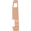 Bar Pendant Mounting in 10 Karat Rose Gold for Round Stone, 0.91 grams