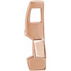 Accented Bar Slide Pendant Mounting in 14 Karat Rose Gold for Triangle Stone, 0.56 grams