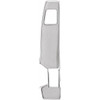 Bar Pendant Mounting in 18 Karat White Gold for Triangle Stone, 1.18 grams