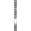 Bar Slide Pendant Mounting in Platinum for Oval Stone, 3.46 grams