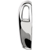 Three Stone Slide Pendant Mounting in Platinum for Round Stone, 3.65 grams