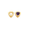 Trillion Slide Pendant Mounting in 18 Karat Rose Gold for Trillion Stone, 1.86 grams