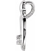 Mother and Child® Family Slide Pendant Mounting in Sterling Silver for Round Stone, 2.46 grams