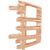 Halo Style Necklace or Pendant Mounting in 18 Karat Rose Gold for Oval Stone, 1.09 grams