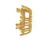 Graduated Halo Style Necklace or Pendant Mounting in 18 Karat Yellow Gold for Pear shape Stone, 1.34 grams