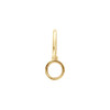 Round Bezel Set Pendant Mounting in 10 Karat Rose Gold for Round Stone, 0.47 grams