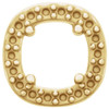 Halo Style Necklace or Pendant Mounting in 18 Karat Yellow Gold for Cushion Stone, 1.21 grams