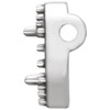 Halo Style Necklace or Pendant Mounting in Platinum for Cushion Stone, 1.57 grams