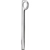Family Engravable Bar Pendant Mounting in 14 Karat White Gold for Round Stone, 1.56 grams