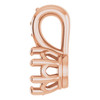 Accented Pendant Mounting in 18 Karat Rose Gold for Round Stone, 0.69 grams
