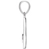 Eye of Providence Necklace or Pendant Mounting in Platinum for Round Stone, 2.46 grams